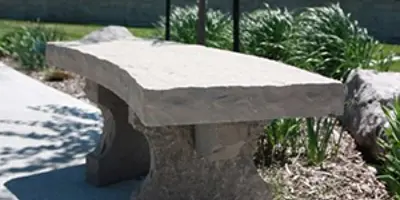 stone bench